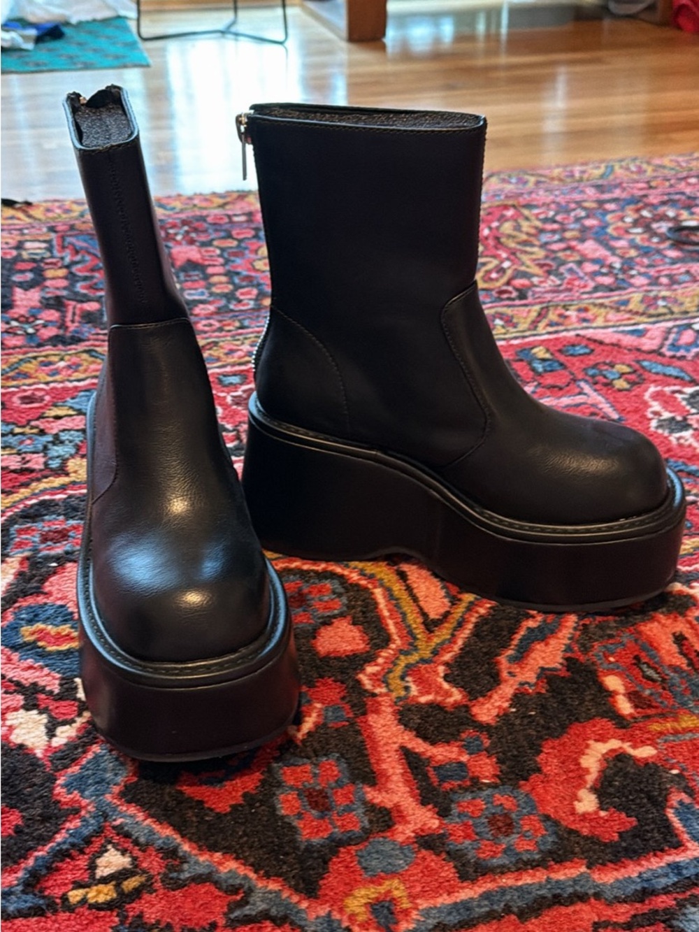 Dolls Kill platform booties boots 9 brand new current mood platform